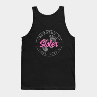 Promoted to Sister - Mothers Day 2023 Tank Top